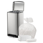 7-10 Gallon 8 Mic Clear Trash Bag - Central Poly