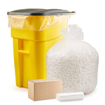 33-39 Gallon 14 Mic Clear Trash Bags - Central Poly