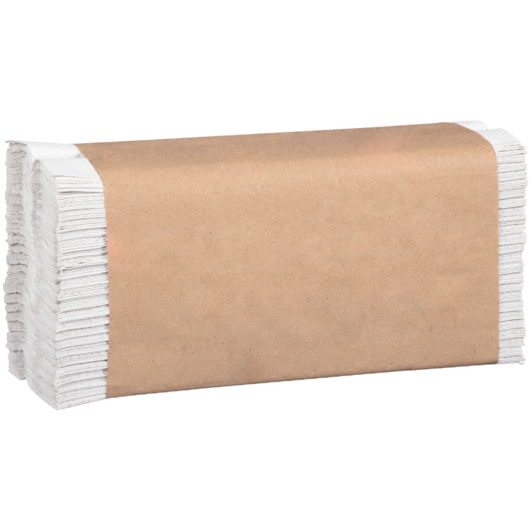 C Fold Towel White P100B - Central Poly