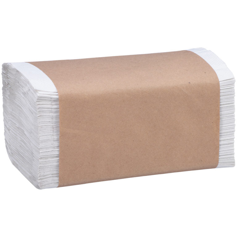 Single-fold Towel White P600B - Central Poly