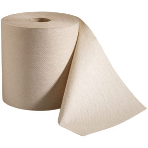 Hardwound Roll Towel Natural P728N-6 - Central Poly