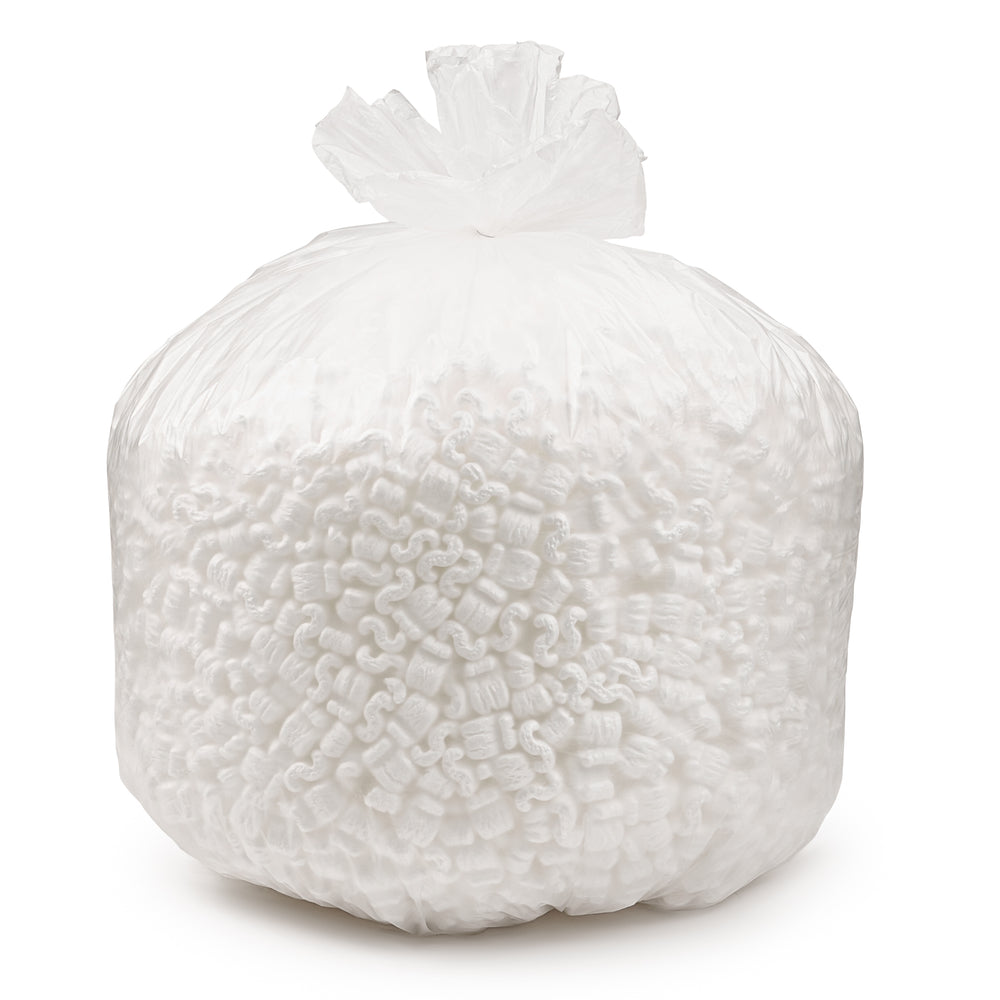 thumbnail image 2 of 20-30 Gallon Clear Trash Bags - 13 Micron Thick, 30"W X 37"L, Fits Square & Round Cans, Pack Of 500 (High-Density Can Liners) 2 of 9
