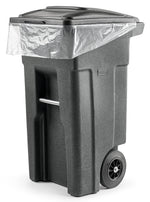 45 Gallon 1.5 Mil Clear Trash Bag - Central Poly