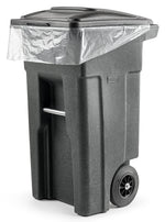 45 Gallon 1.9 Mil Clear Trash Bag - Central Poly