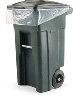 50-55 Gallon 1.9 Mil Clear Trash Bag - Central Poly