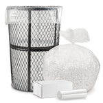 45 Gallon 1.5 Mil Clear Trash Bag - Central Poly