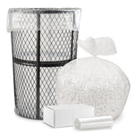 45 Gallon 1.9 Mil Clear Trash Bag - Central Poly