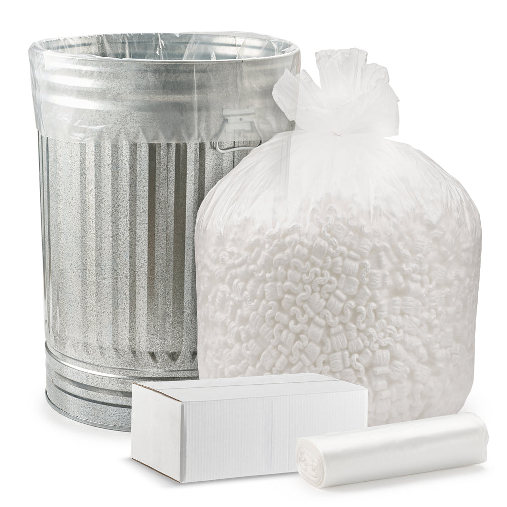 45 Gallon 12 Micron 40" X 48" High Density Janitorial Can Liner Trash Bag 250 Case